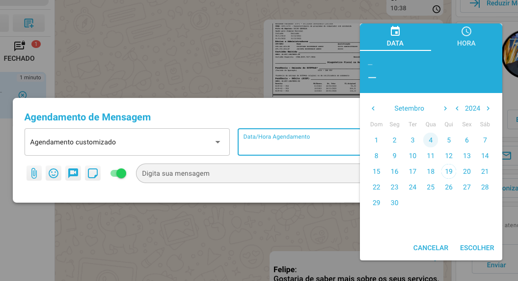 svg+xml;charset=utf no Zappy - ChatBot e Inteligência Artificial no WhatsApp
