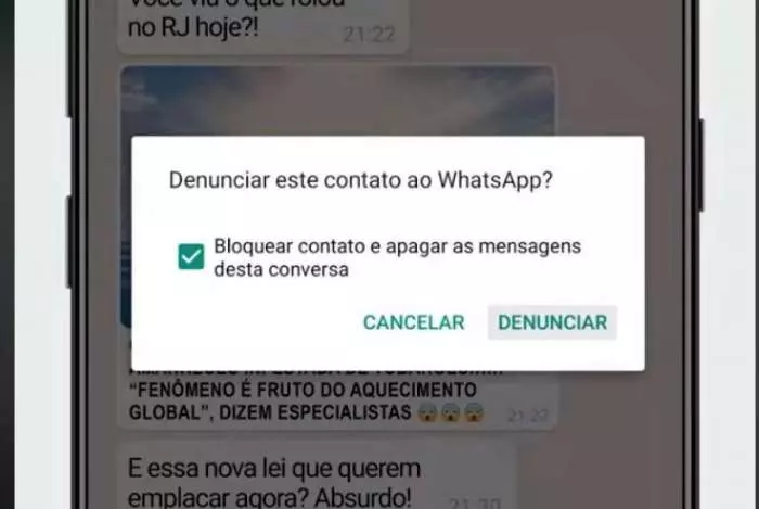Denúncia WhatsApp