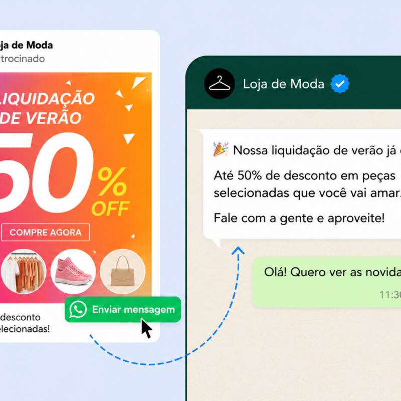Disparo em massa no WhatsApp para Lojas do Varejo